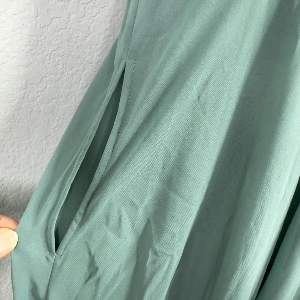 Birdy Grey Dress Womens L Green Kaia Flowy Romantic‎ Formal Wedding Bridesmaid - Picture 7 of 11